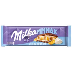 Milka Mmmax Czekolada mleczna z nadzieniem jogurtowym 300 g