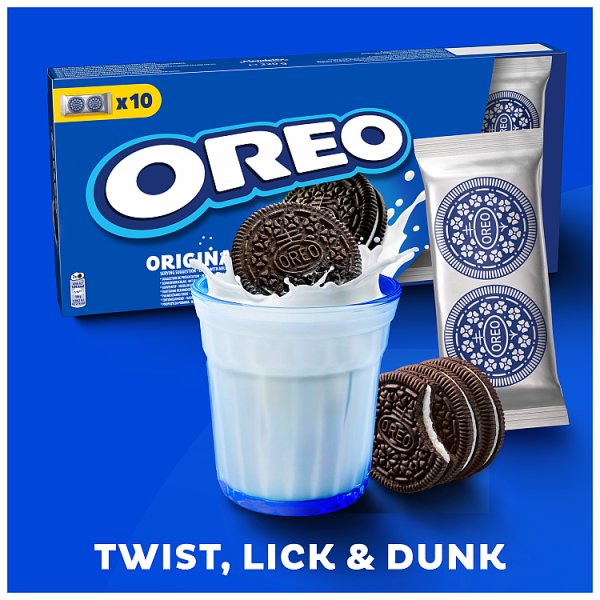 Oreo Original Ciastka kakaowe z nadzieniem o smaku waniliowym 220 g