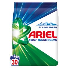 Ariel Alpine Fresh Proszek Do Prania Detergent Do Prania, 1.65 kg, 30 Prań