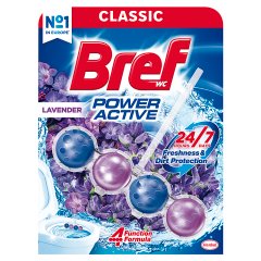 Bref WC Power Active Lavender Zawieszka myjąco-zapachowa do WC 50 g