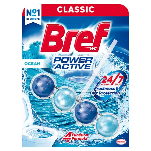 Bref WC Power Active Ocean Zawieszka myjąco-zapachowa do WC 50 g