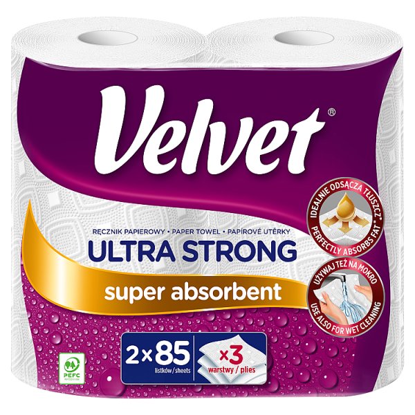 Velvet Ultra Strong Ręcznik papierowy 2 rolki