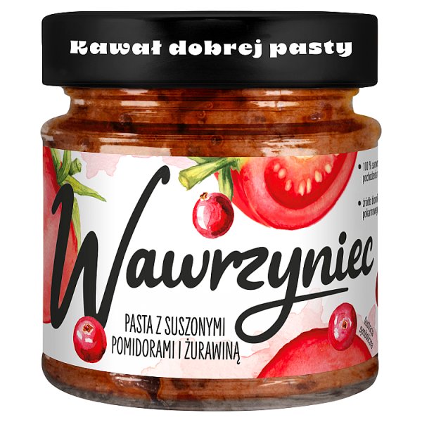 Wawrzyniec Pasta z suszonymi pomidorami i żurawiną 180 g