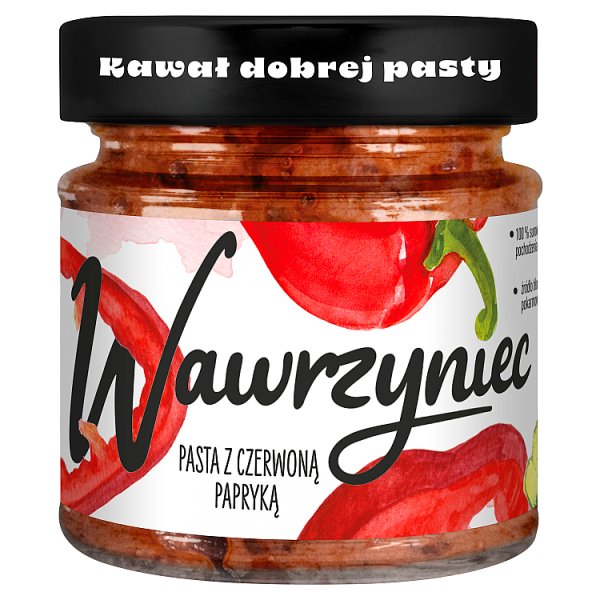 Wawrzyniec Pasta z czerwoną papryką 180 g