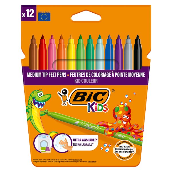 BIC Kids Kid Couleur Flamastry Pudełko 12szt
