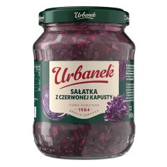 Urbanek Sałatka z czerwonej kapusty 690 g