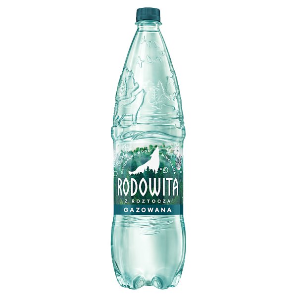 Woda gazowana Rodowita z Roztocza mineralna + kaucja 0,50 zł 