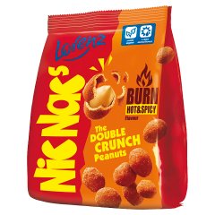 NicNacʹs Prażone orzeszki ziemne w chrupiącej panierce o smaku pikantno-ostrym 110 g