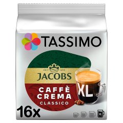 Tassimo Jacobs Caffè Crema Classico XL Kawa mielona 132,8 g (16 kapsułek)