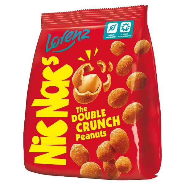 NicNac's Prażone orzeszki ziemne w chrupiącej panierce o smaku pikantnym 125 g