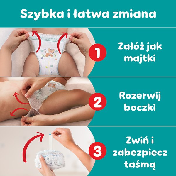 Pampers Active Baby Pieluchomajtki Rozmiar 5, 22 szt., 11kg-17kg