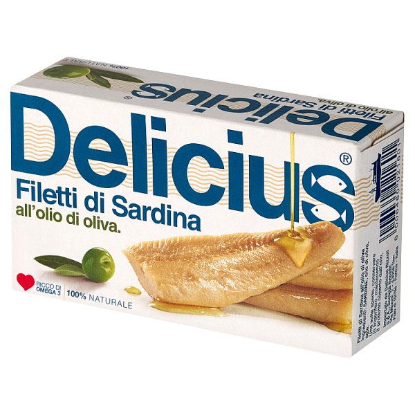 Delicius Filety z sardynek w oliwie z oliwek 120 g