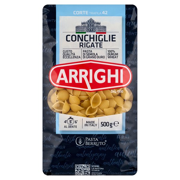 Arrighi Makaron conchiglie rigate 500 g