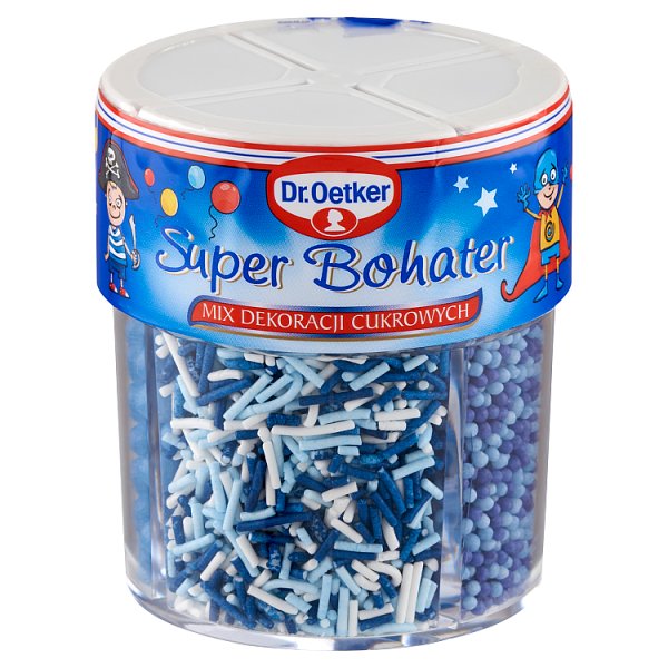 Dr. Oetker Mix dekoracji cukrowych super bohater 76 g