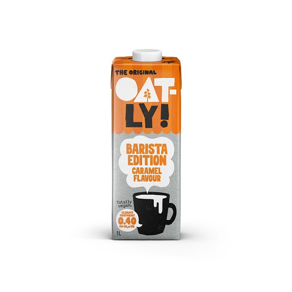 Oatly! Barista Edition Pieniący się napój owsiany o smaku karmelowym 1 l