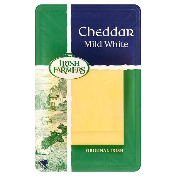 Irish Farmers Ser cheddar mild white plastry 100 g