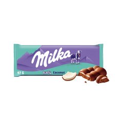 Milka Bubbly Czekolada mleczna z nadzieniem kokosowym 97 g