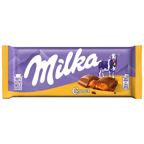 Milka Caramel czekolada mleczna z karmelem - 90 g