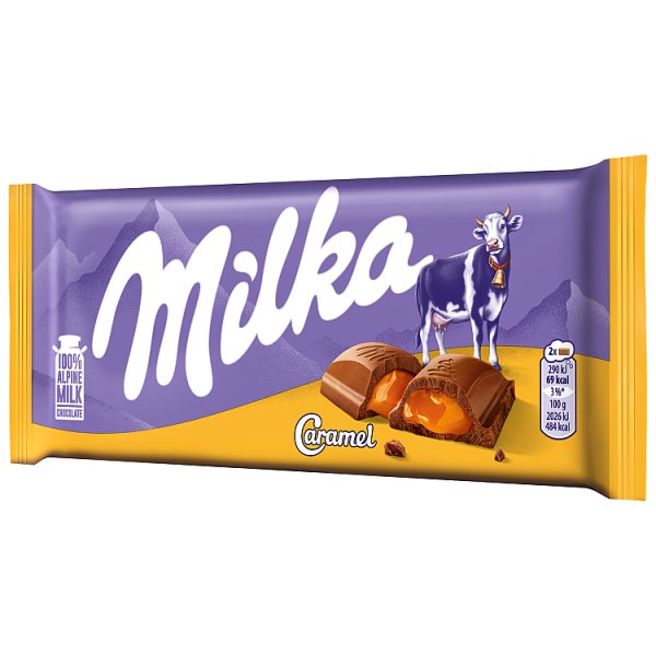 Milka Caramel czekolada mleczna z karmelem - 90 g