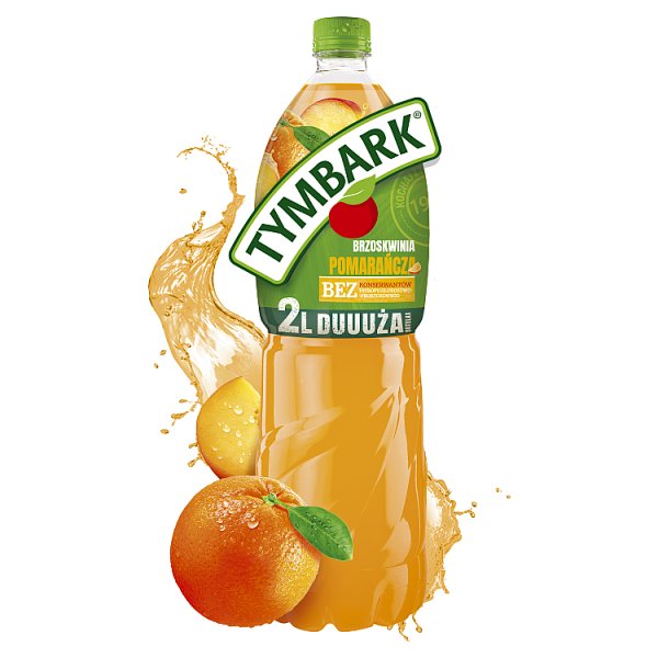 Napój ngaz Tymbark pomarańcza-brzoskwinia 2l + kaucja 50 gr