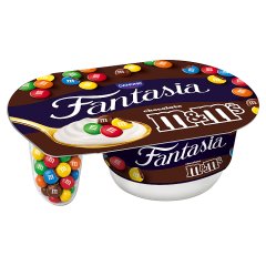 Fantasia Jogurt o smaku waniliowym z drażetkami M&M's 120 g