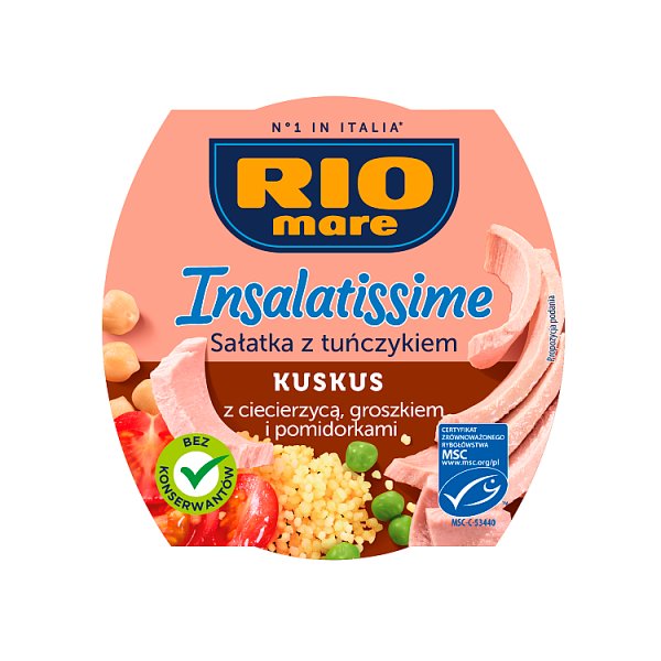 Sałatka Rio Mare z kuskusem i tuńczykiem 