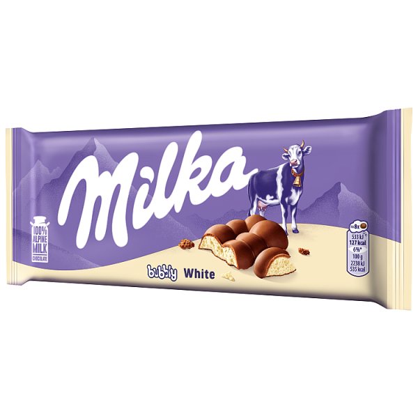 Milka Bubbly White Czekolada mleczna 95 g