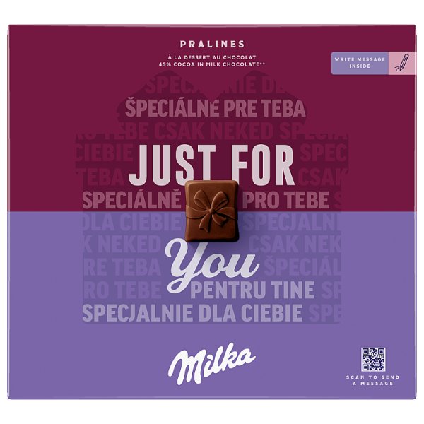 Milka Czekoladki mleczne z nadzieniem kakaowym 110 g