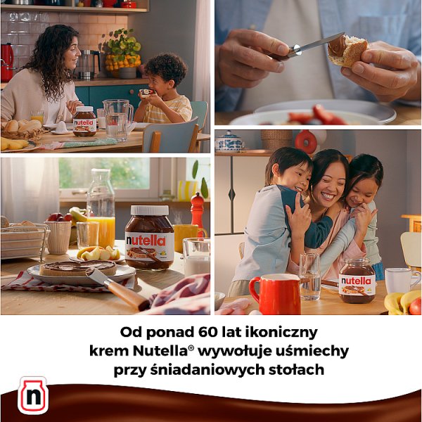 Nutella Krem do smarowania z orzechami laskowymi i kakao 600 g