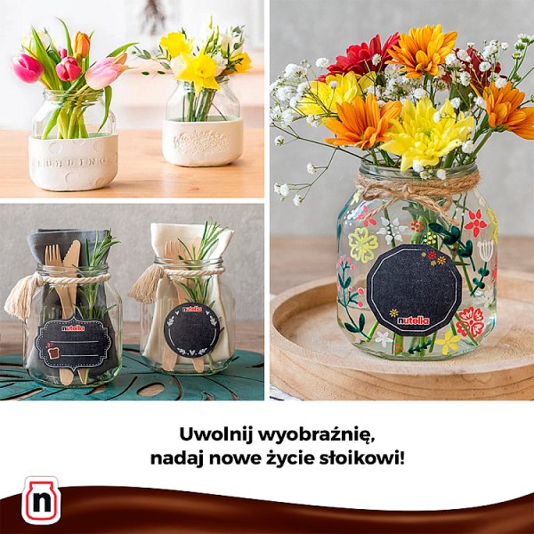 Nutella Krem do smarowania z orzechami laskowymi i kakao 600 g