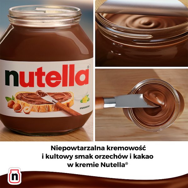 Nutella Krem do smarowania z orzechami laskowymi i kakao 600 g