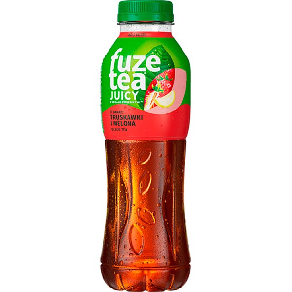 Napój Fuze Tea black tea truskawka melon 500ml + kaucja 50 gr 