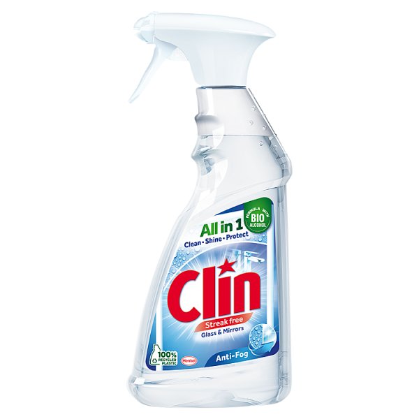 Clin Anti-Fog Płyn do mycia powierzchni szklanych 500 ml