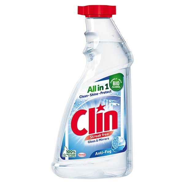 Clin Anti-Fog Płyn do mycia powierzchni szklanych 500 ml