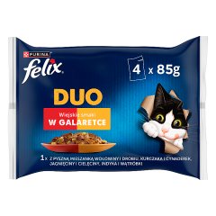 Felix Duo Karma dla kotów wiejskie smaki w galaretce 340 g (4 x 85 g)