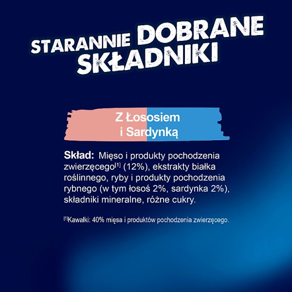 Felix Duo Karma dla dorosłych kotów z pyszną mieszanką łososia i sardynki w galaretce 85 g