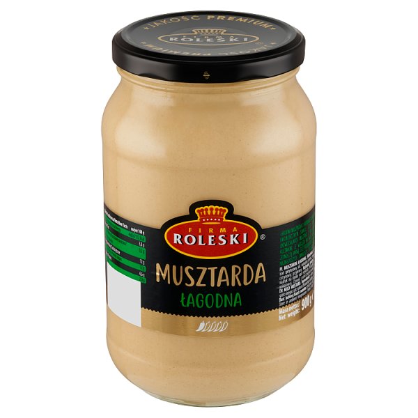 Firma Roleski Musztarda łagodna 900 g