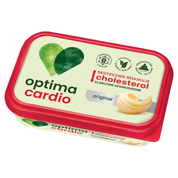 Optima Cardio Original Tłuszcz roślinny do smarowania z dodatkiem steroli roślinnych 225 g