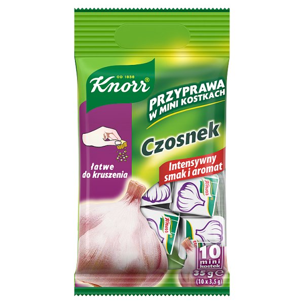 Knorr Przyprawa w mini kostkach czosnek 35 g (10 x 3,5 g)