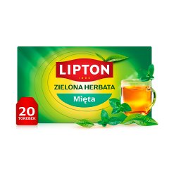 Lipton Zielona herbata mięta 26 g (20 torebek)