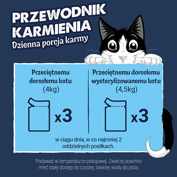 Felix Tasty Shreds Karma dla dorosłych kotów wiejskie smaki w sosie 320 g (4 x 80 g)