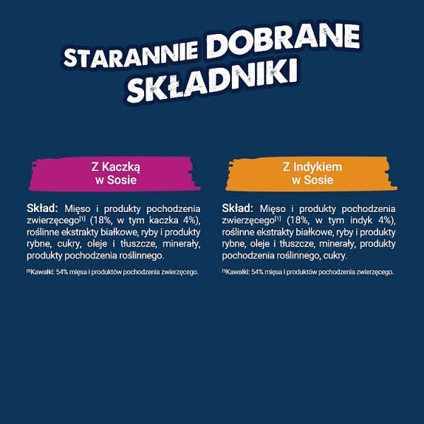 Felix Tasty Shreds Karma dla dorosłych kotów wiejskie smaki w sosie 320 g (4 x 80 g)