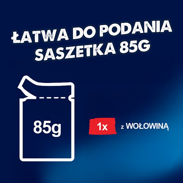 Felix Fantastic Karma dla dorosłych kotów z wołowiną 85 g