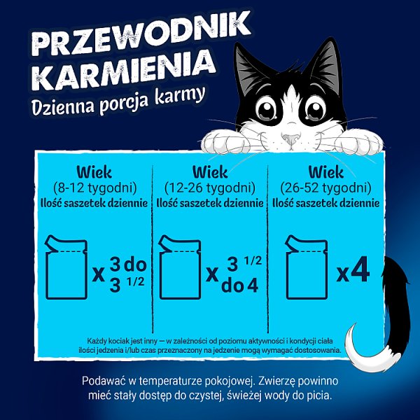 Felix Fantastic Junior Karma dla kociąt kurczak w galaretce 85 g