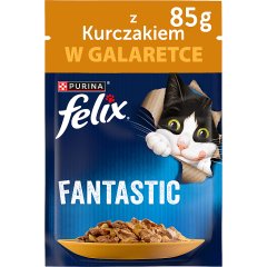 Felix Fantastic Karma dla dorosłych kotów z kurczakiem w galaretce 85 g