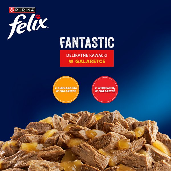 Felix Fantastic Karma dla kotów wiejskie smaki w galaretce 340 g (4 x 85 g)