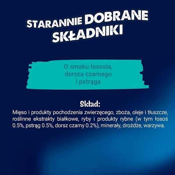 Felix Party Mix Ocean Przekąski o smaku łososia dorsza czarnego i pstrąga 60 g