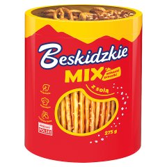 Beskidzkie Mix paluszki precelki z solą 275 g