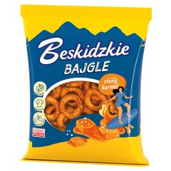 Beskidzkie Bajgle o smaku słony karmel 200 g