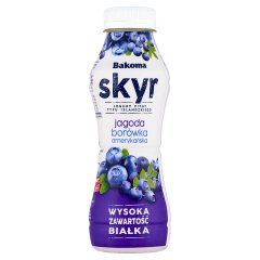 Bakoma Skyr jogurt pitny typu islandzkiego jagoda borówka amerykańska 300 g